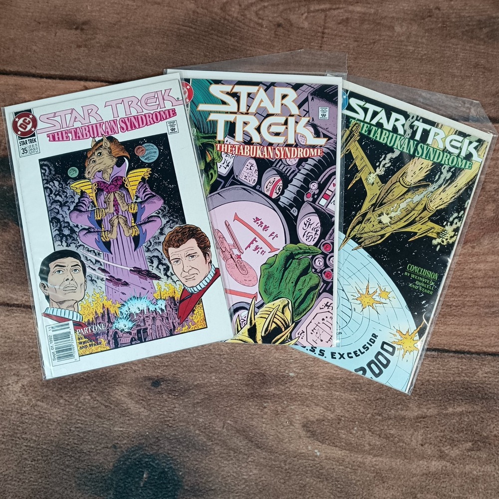 DC Comics Star Trek Comic Book Multicolor Excellent Tabukan Syndrome 35 36 40